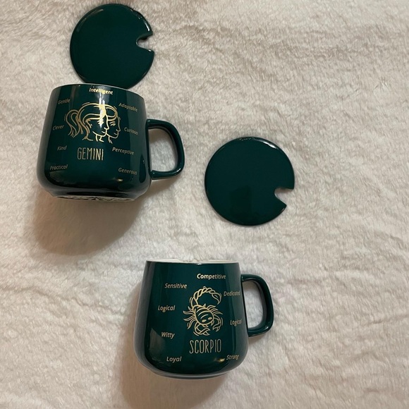 Zodiac Coffee mug set with the coffee warmer - Picture 2 of 13